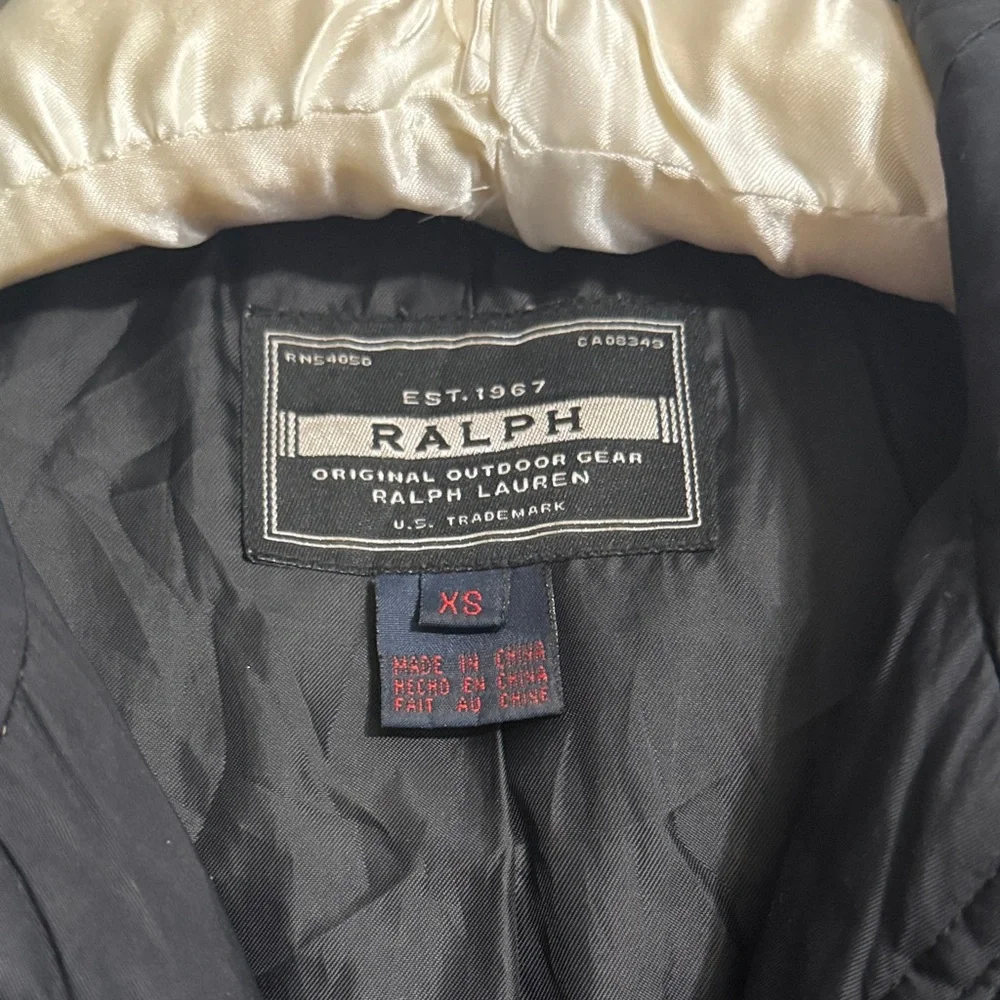 Ralph Lauren Outdoor Gear Black Hooded Down Filled Puffer Coat Gorp Granola